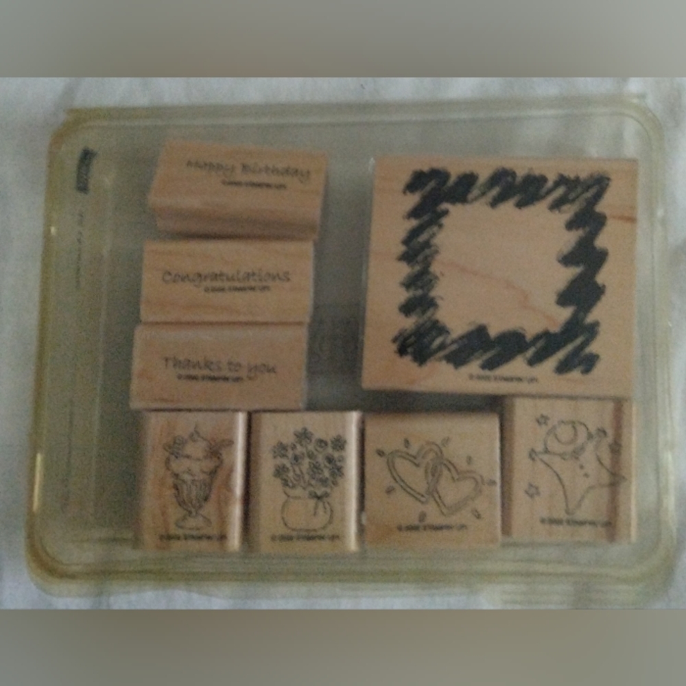 2002 Stampin' Up~All Occasions~8 pc. set.